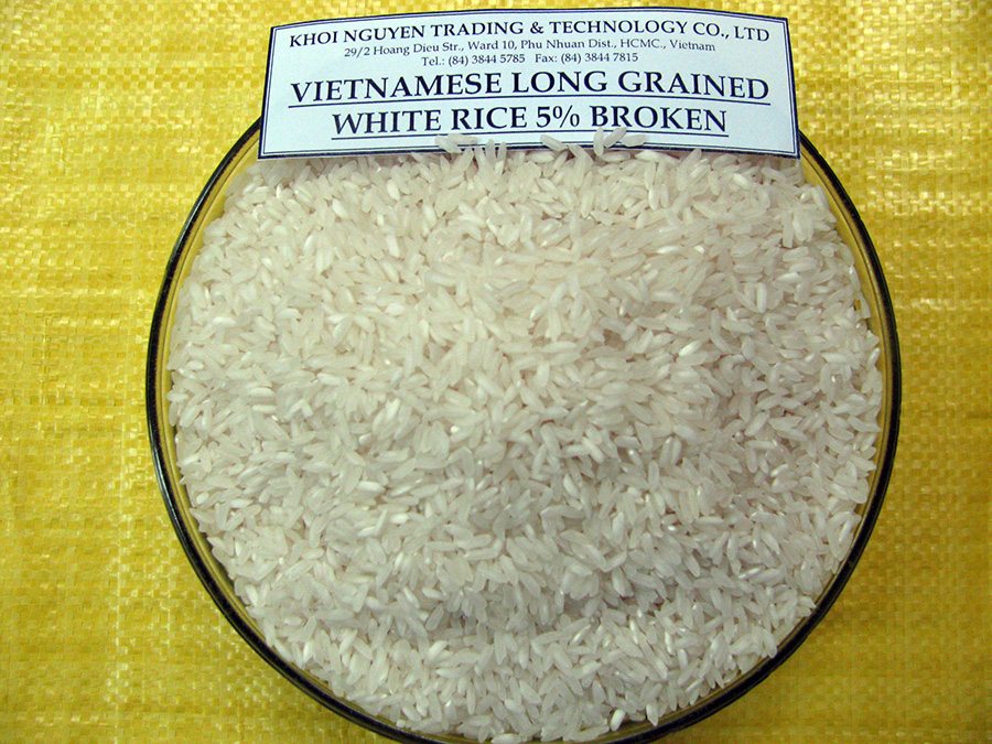 Gạo trắng hạt dài VN - Công Ty TNHH Thương Mại Và Kỹ Thuật Khôi Nguyên